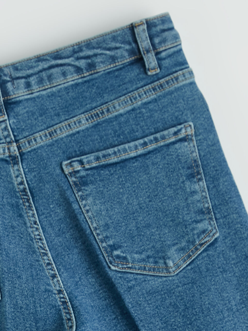 İndigo Wideleg Kadın Jean Pantolon	-1