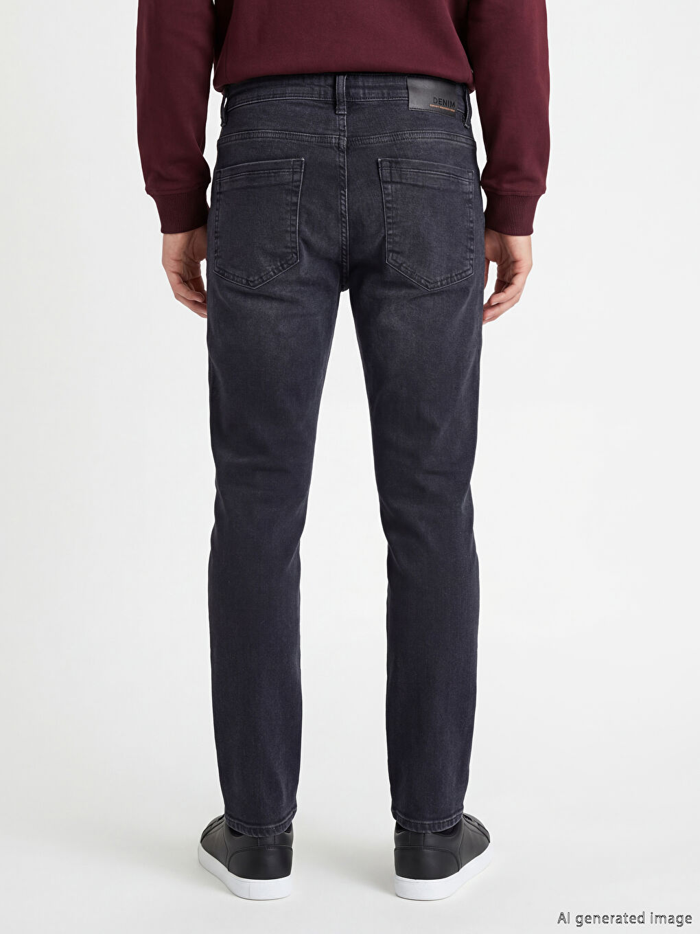 Siyah 760 Skinny Fit Erkek Jean Pantolon-3