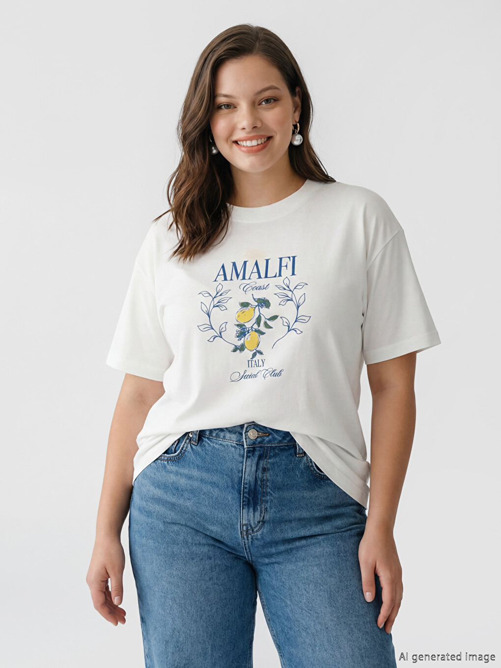 Printed 100% Cotton Women's T-shirt