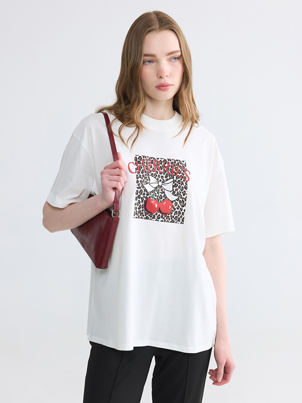 Printed 100% Cotton Women's T-shirt