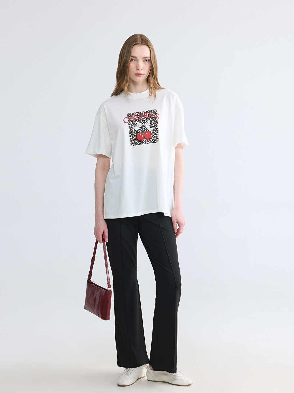 Printed 100% Cotton Women's T-shirt-1