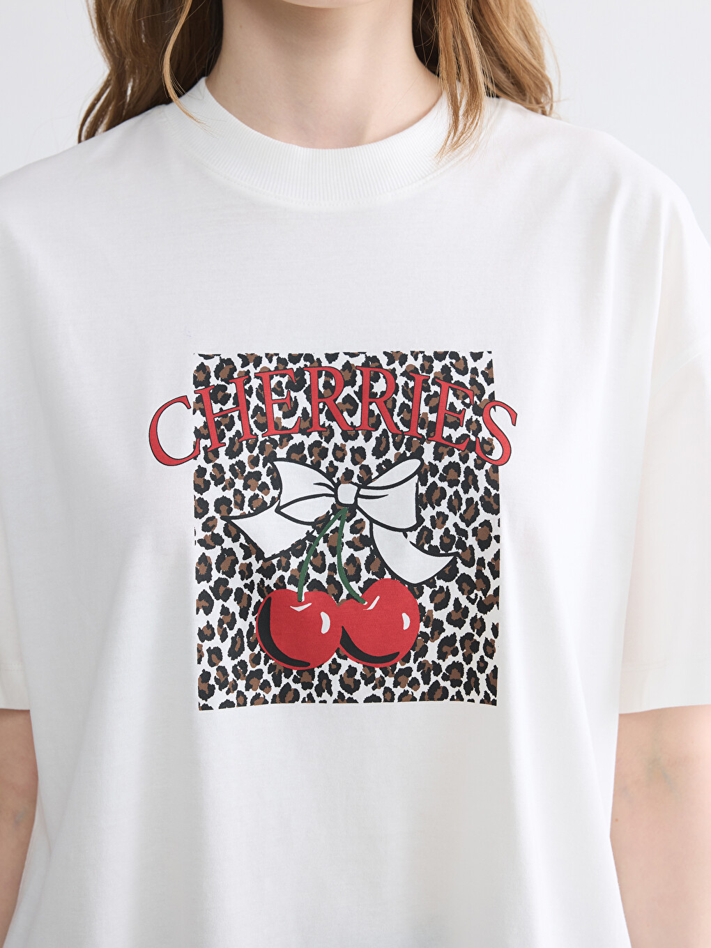 Printed 100% Cotton Women's T-shirt-2