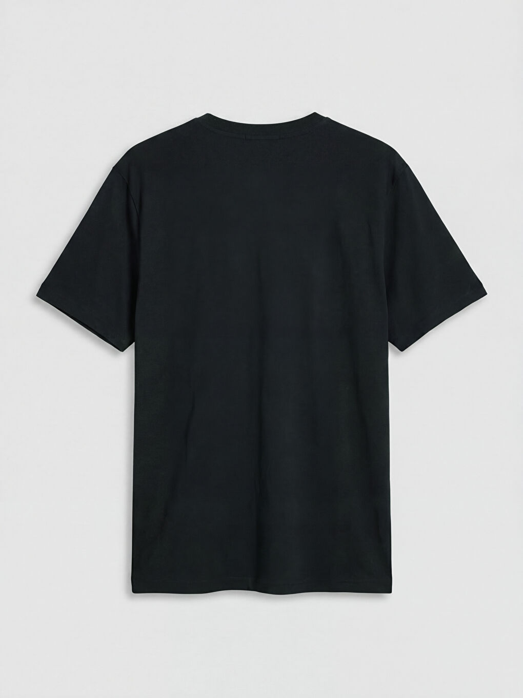 تي شيرت جيرسي مطبوع برقبة مستديرة للرجال-1