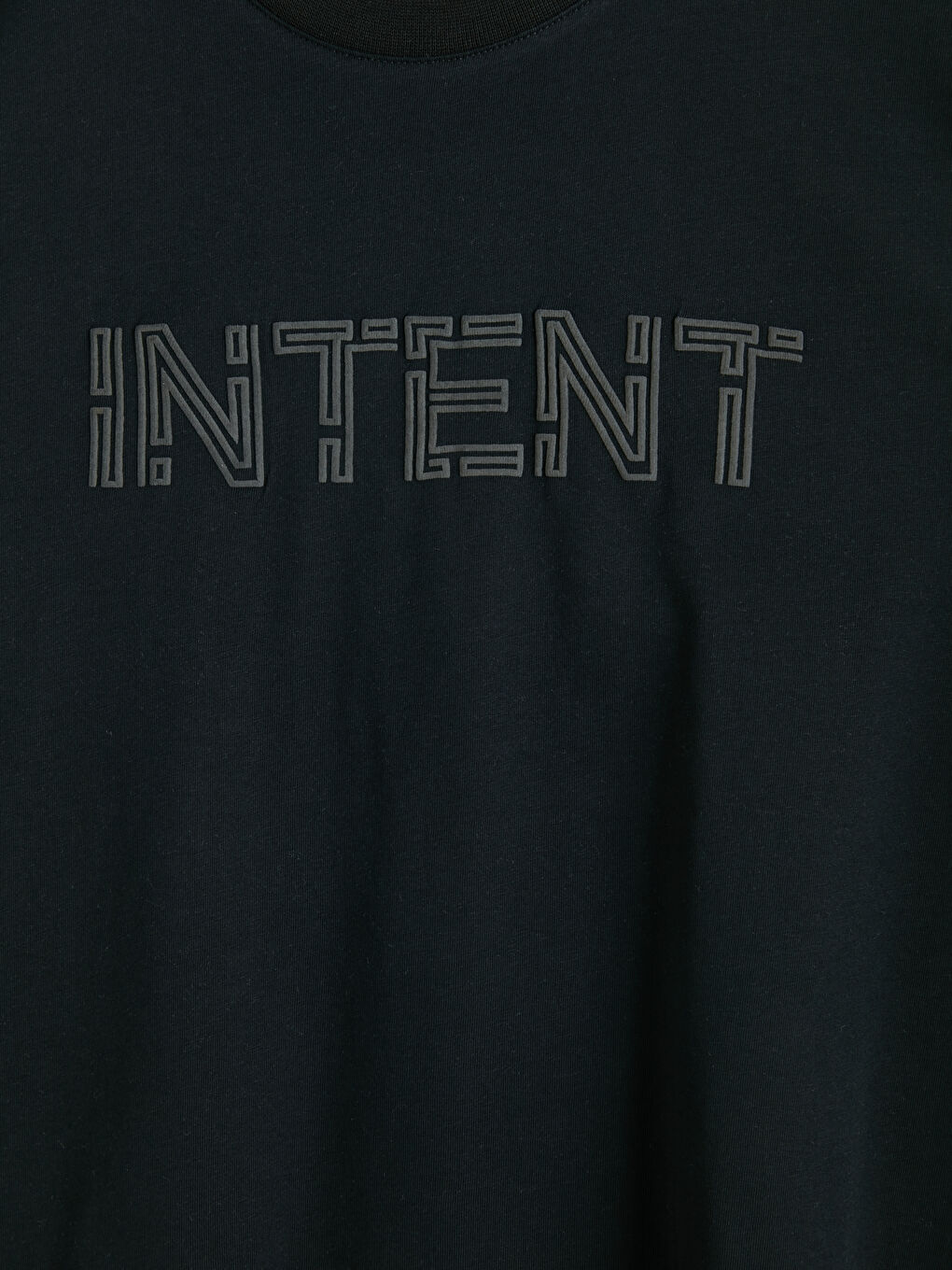 تي شيرت جيرسي مطبوع برقبة مستديرة للرجال-2