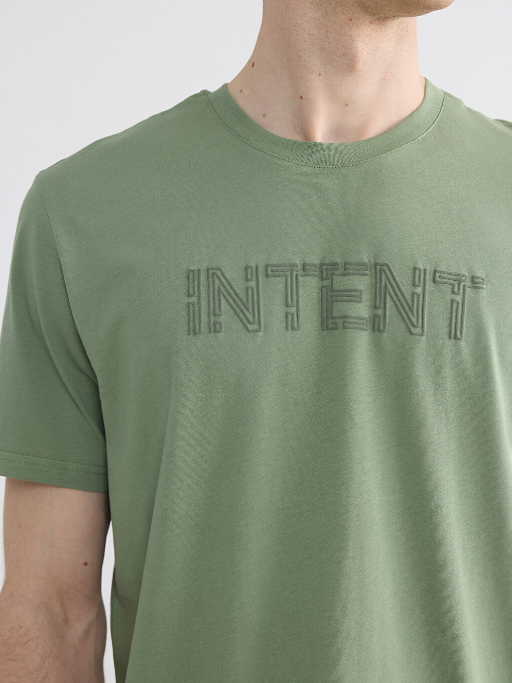 Crew Neck Printed Men's Jersey T-Shirt-4