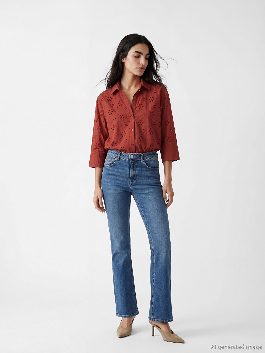 Open-Knit Women's Shirt-1