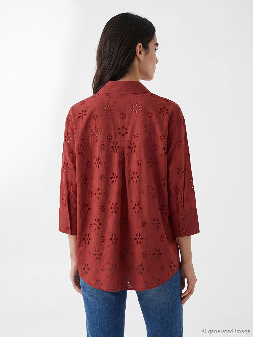 Open-Knit Women's Shirt-3