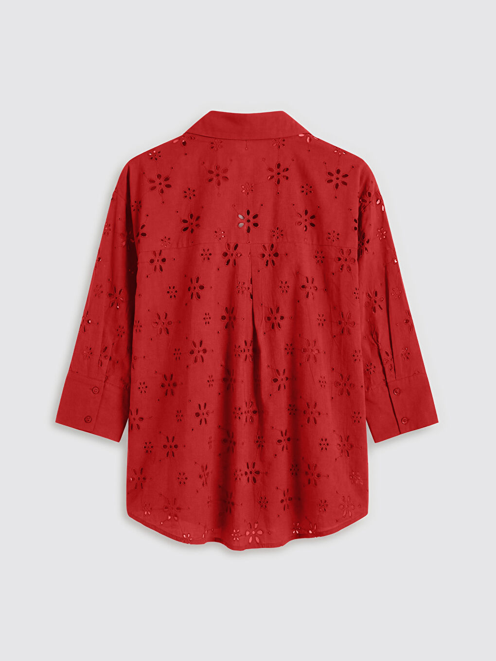 Woman Red Shirt-5