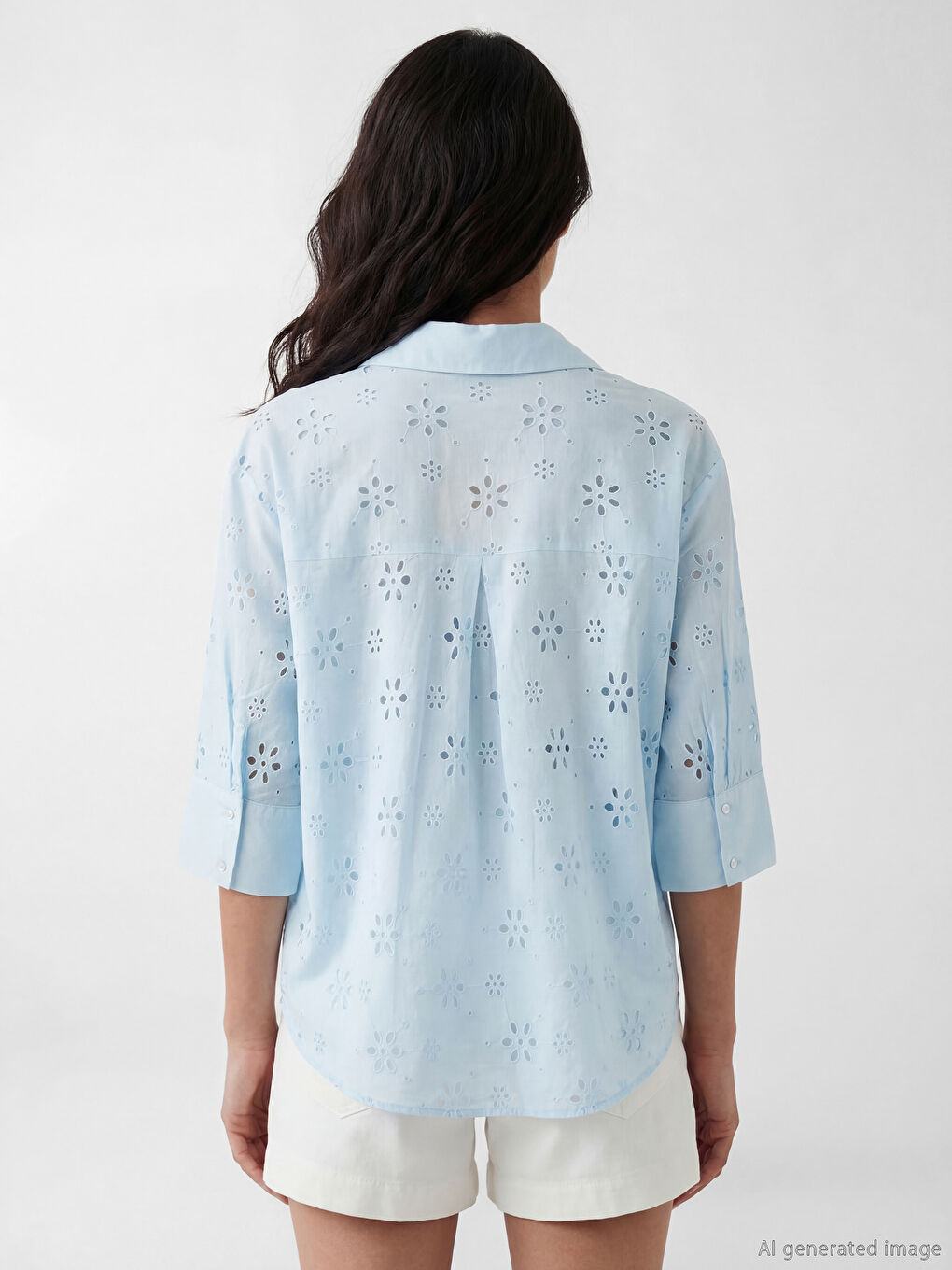 Open-Knit Women's Shirt-3