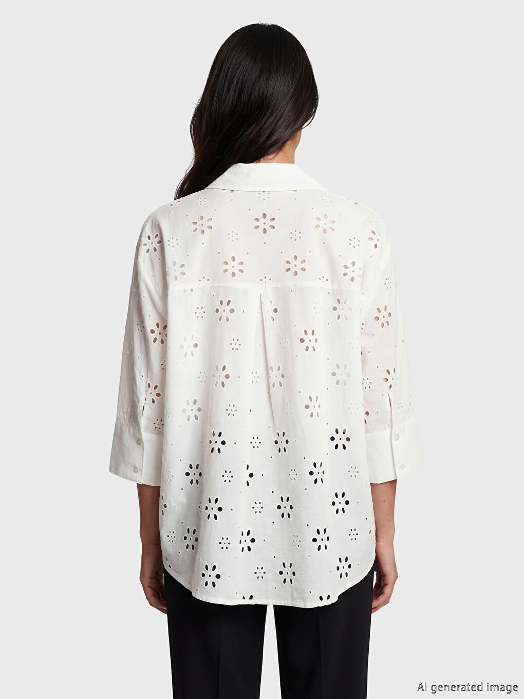 Open-Knit Women's Shirt-2