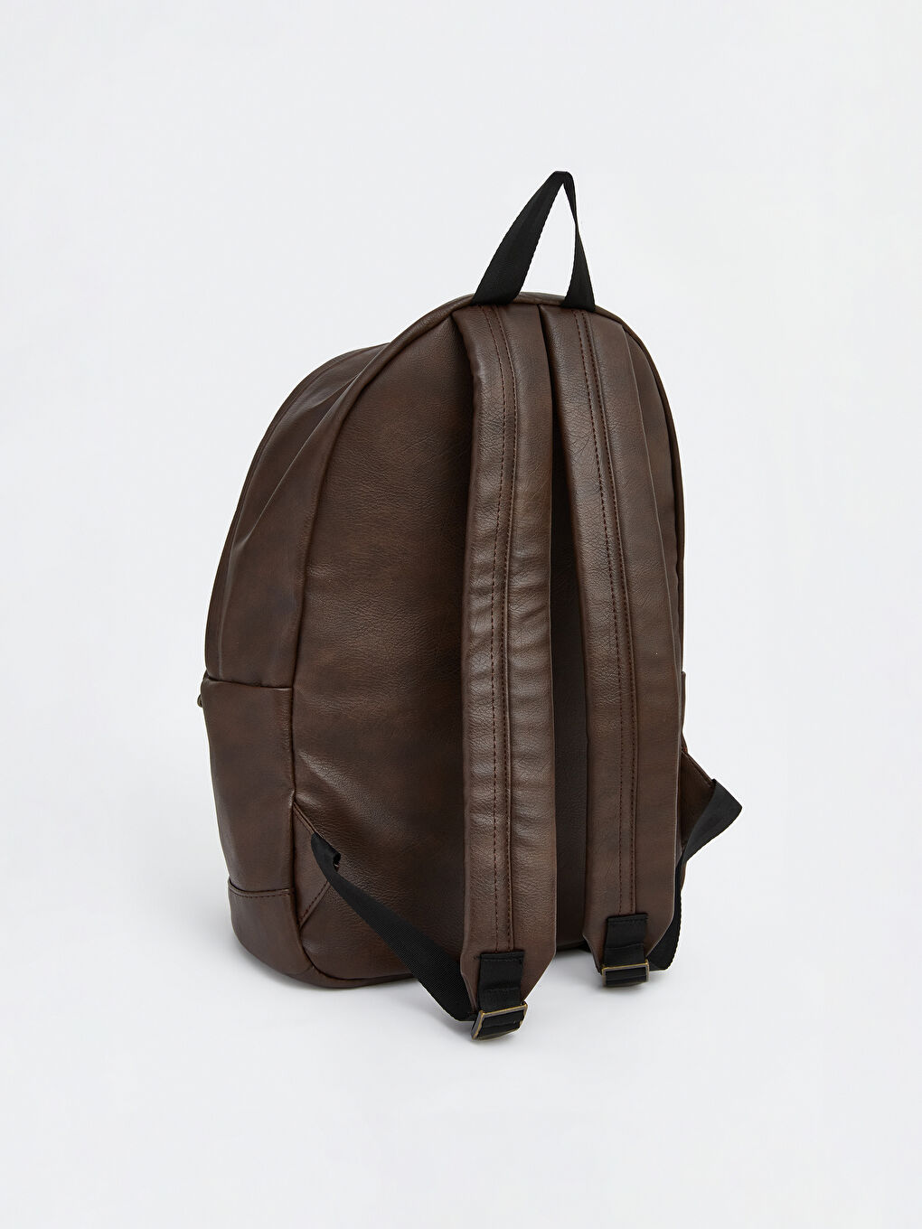 Kahverengi Deri Görünümlü Erkek Sırt Çantası-2
