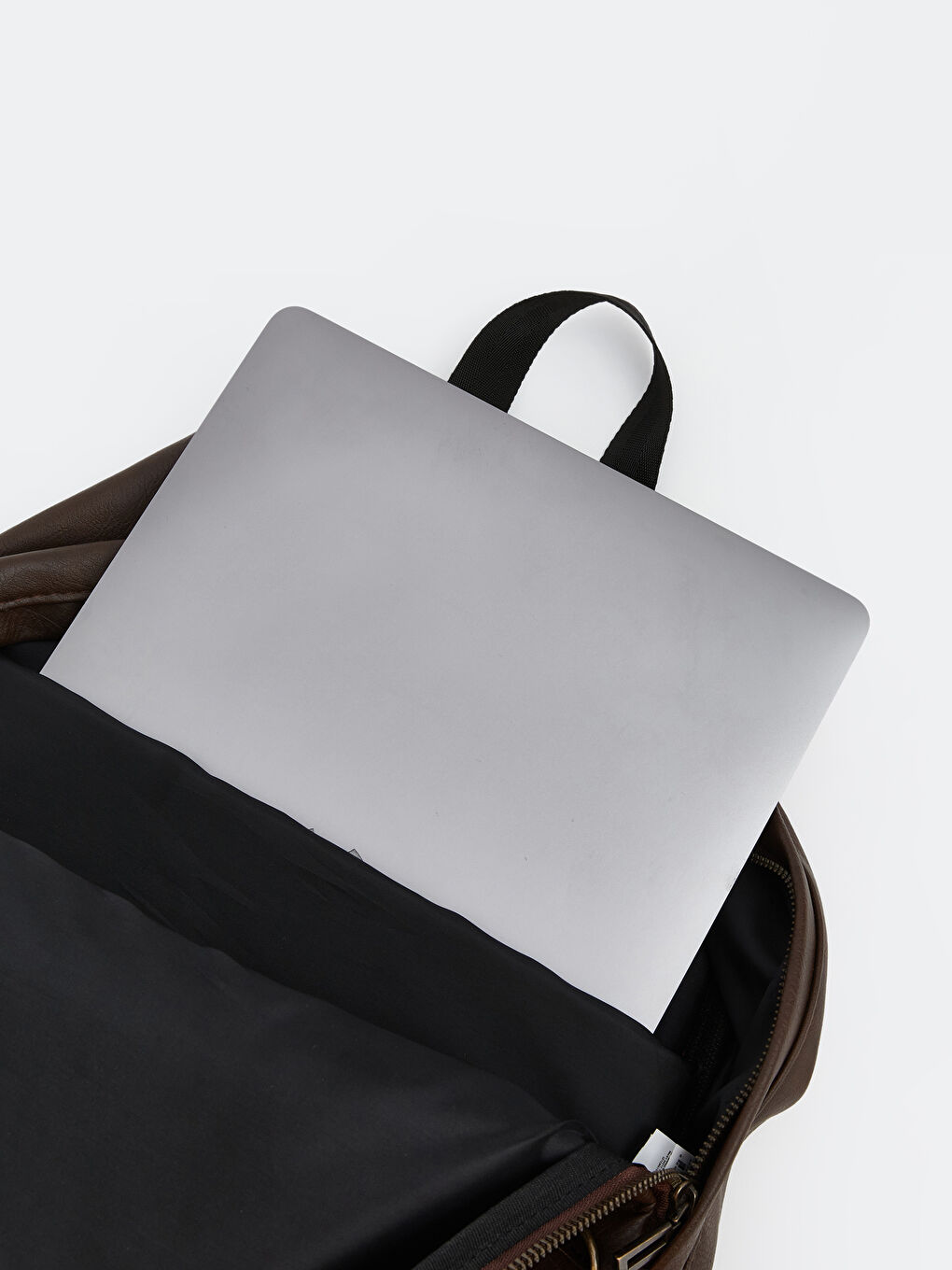 Kahverengi Deri Görünümlü Erkek Sırt Çantası-3