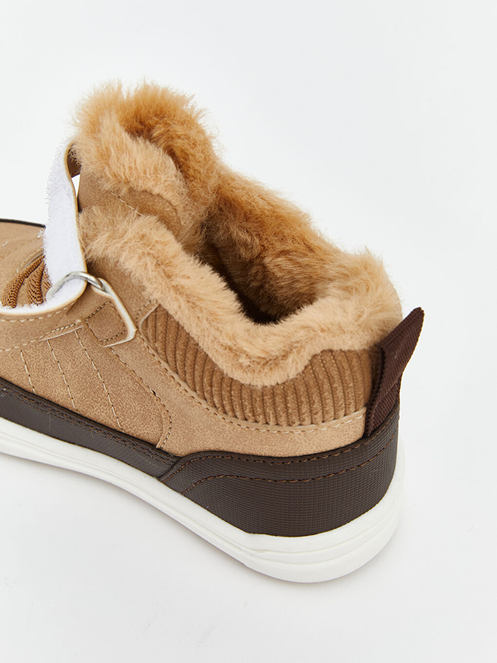 Kahverengi İçi Kürklü Kız Bebek Bot-5