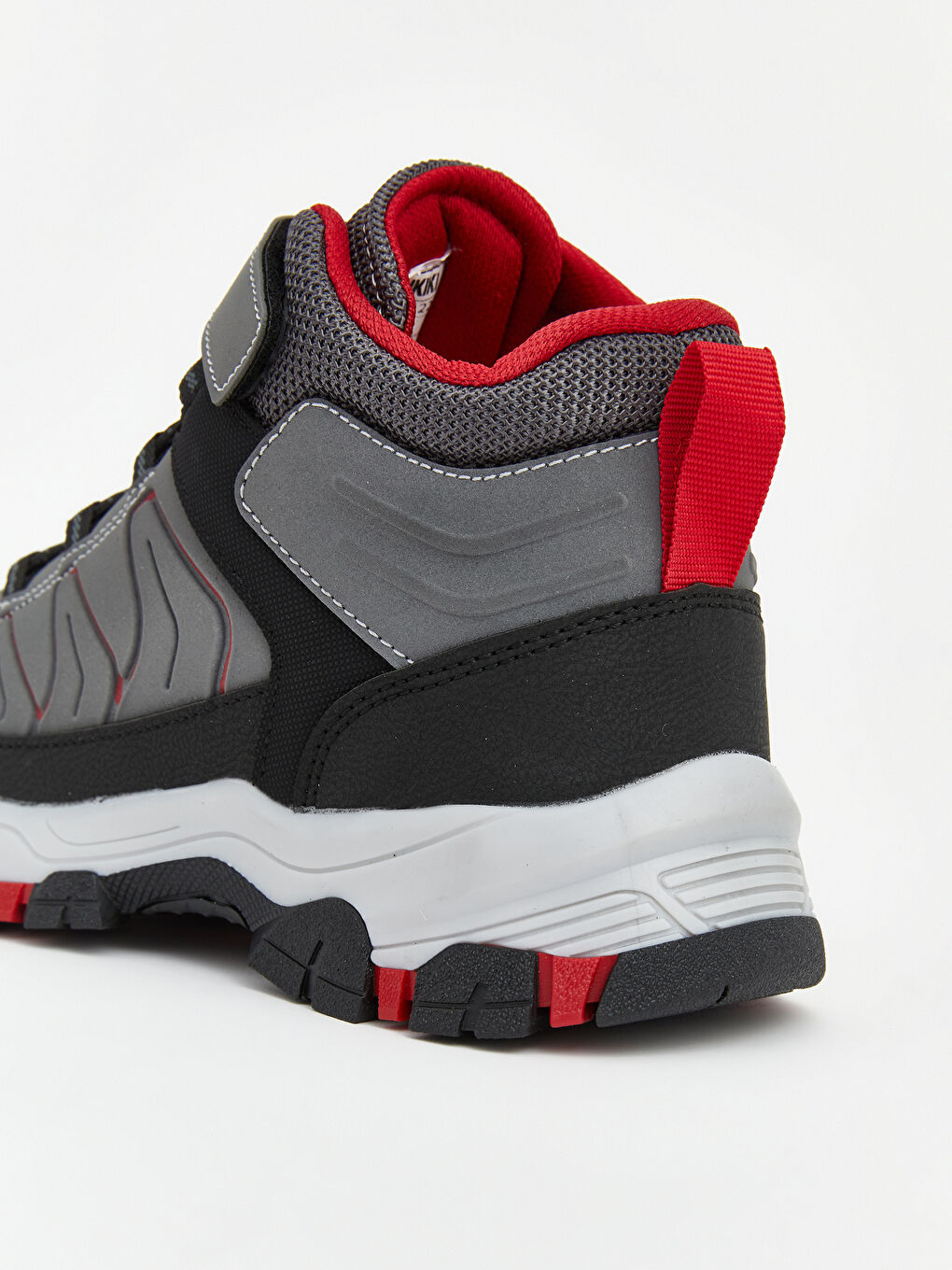 Antrasit Kalın Tabanlı Cırt Cırtlı Erkek Çocuk Bot-4