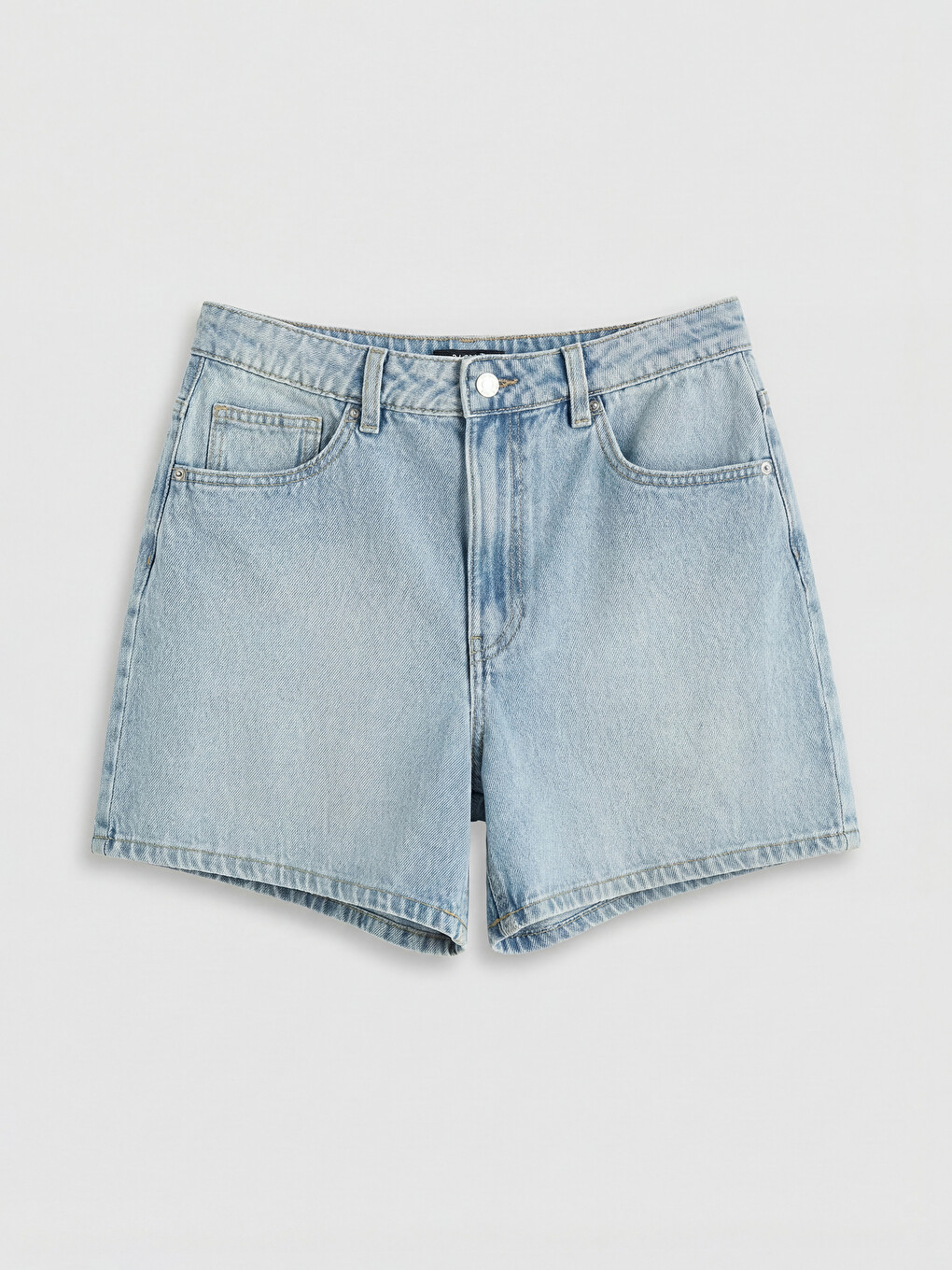 High Waisted Women's Jean Shorts-4