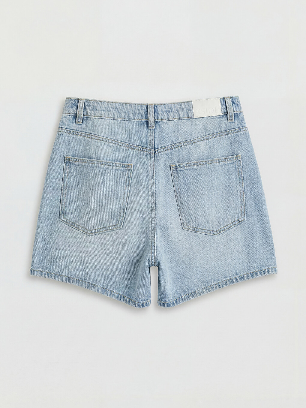 High Waisted Women's Jean Shorts-5