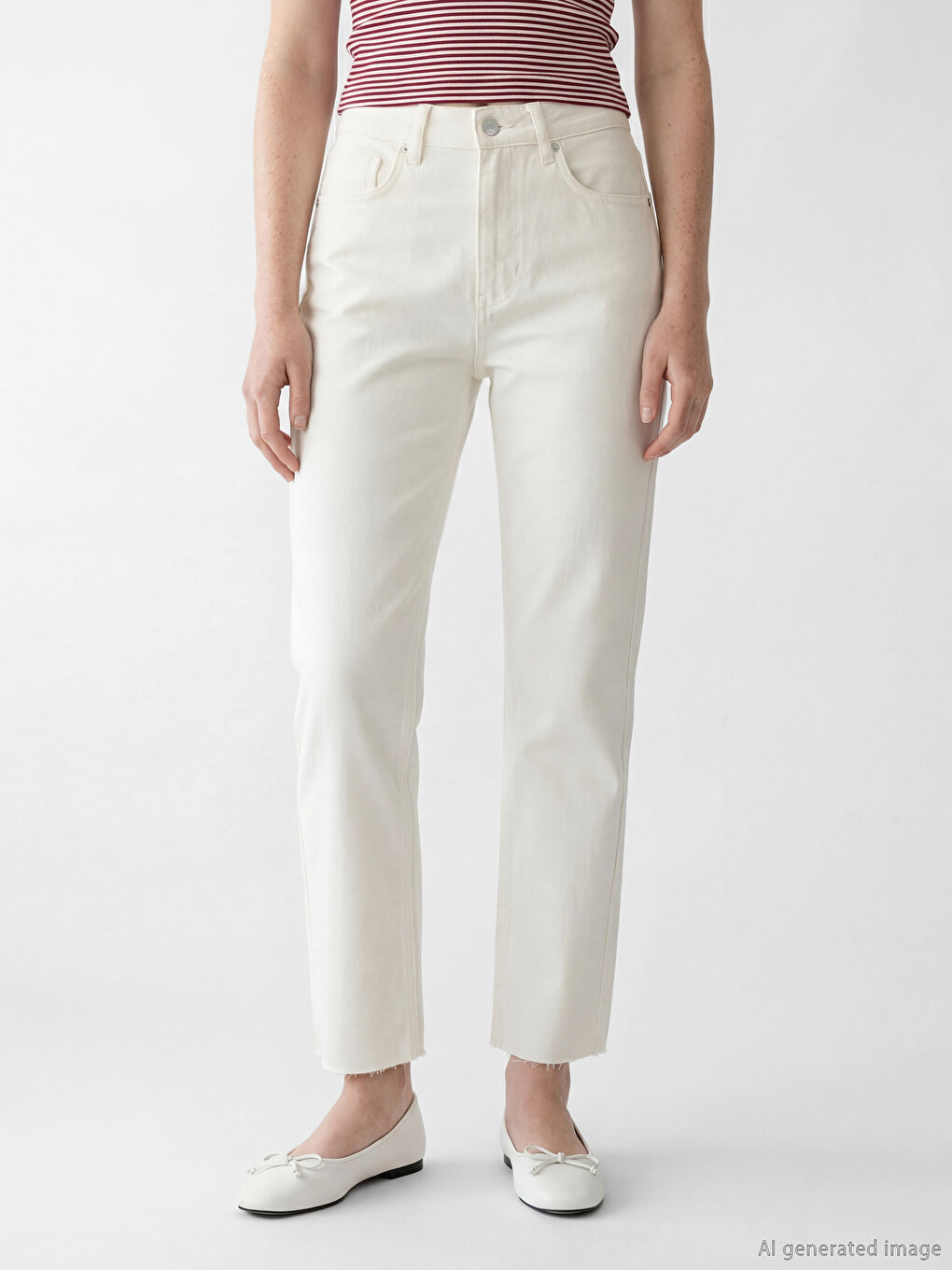 Crop Flare Women's Jeans-1