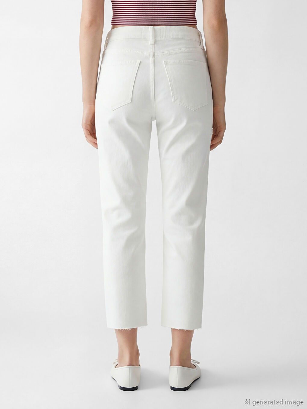 Crop Flare Women's Jeans-3