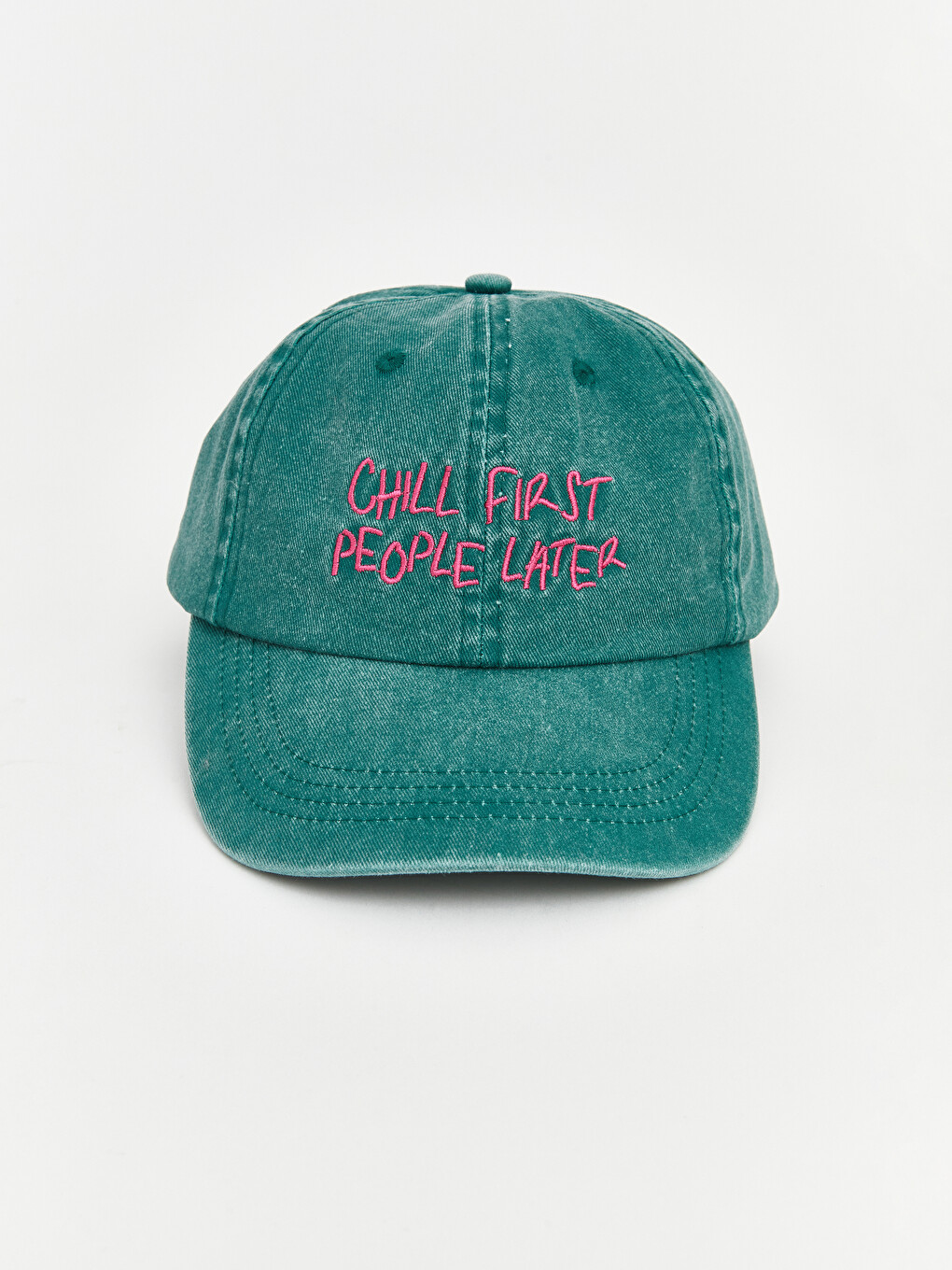 Slogan Embroidered Women's Baseball Cap