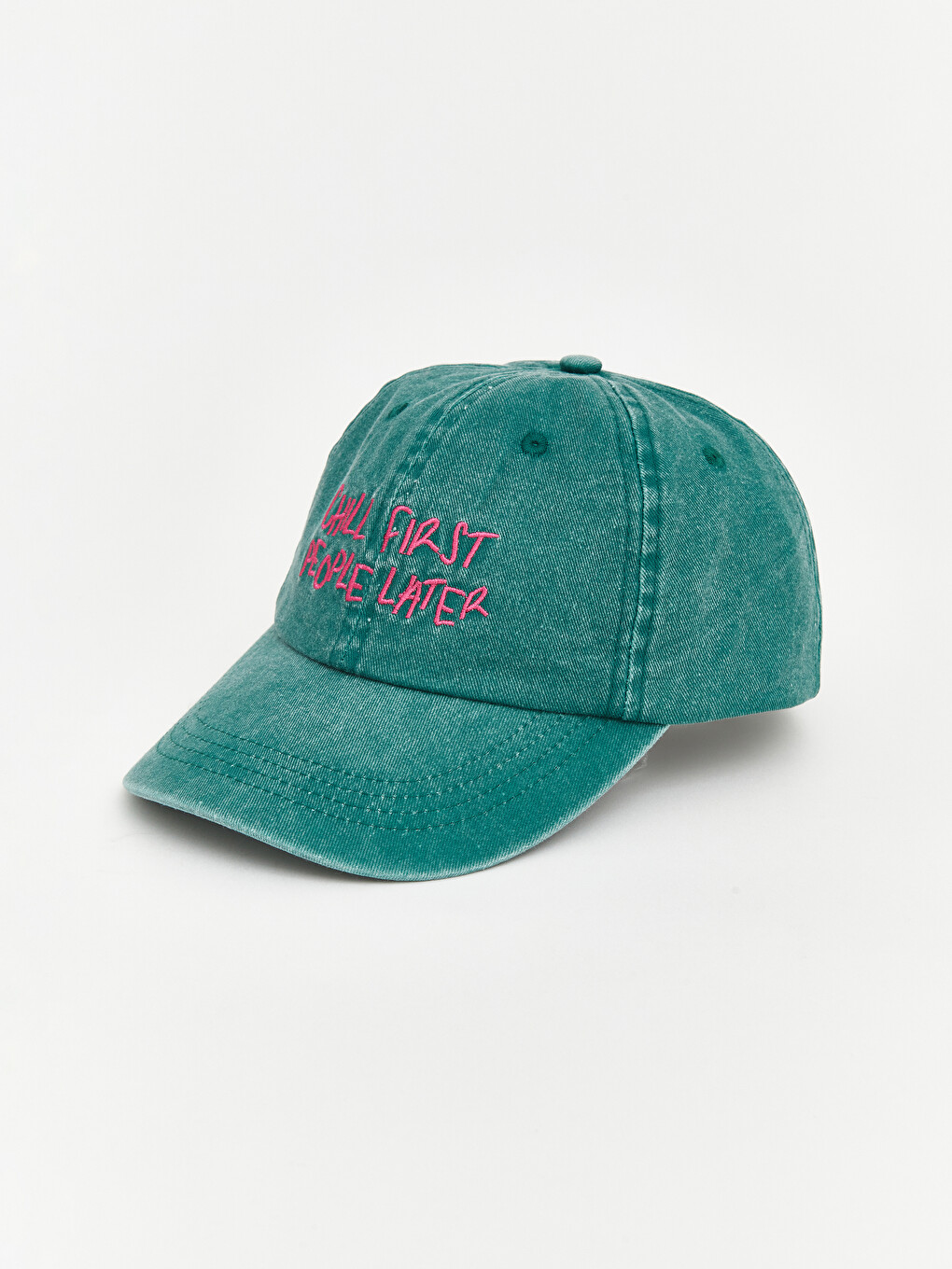 Slogan Embroidered Women's Baseball Cap-2
