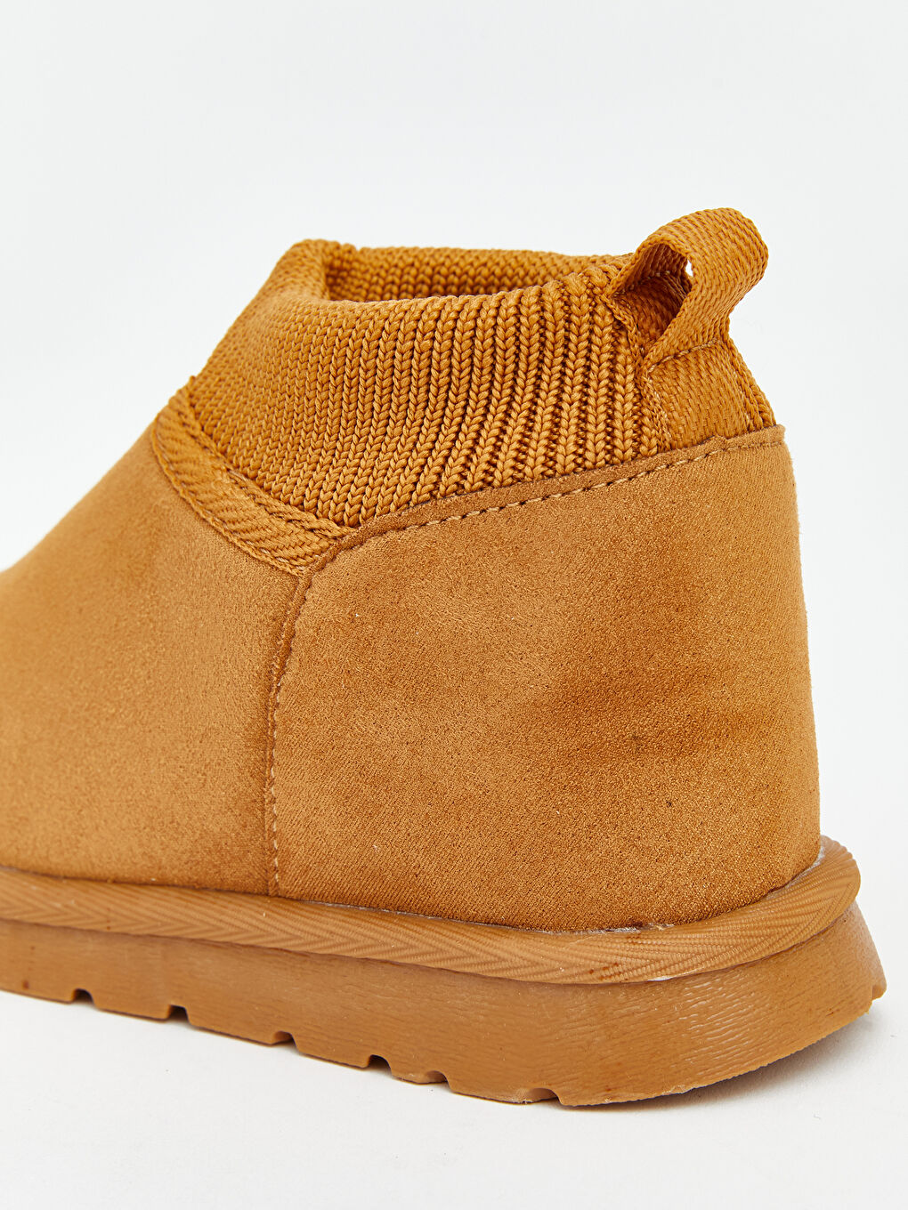 Kahverengi Ribana Detaylı Erkek Bebek Bot-4