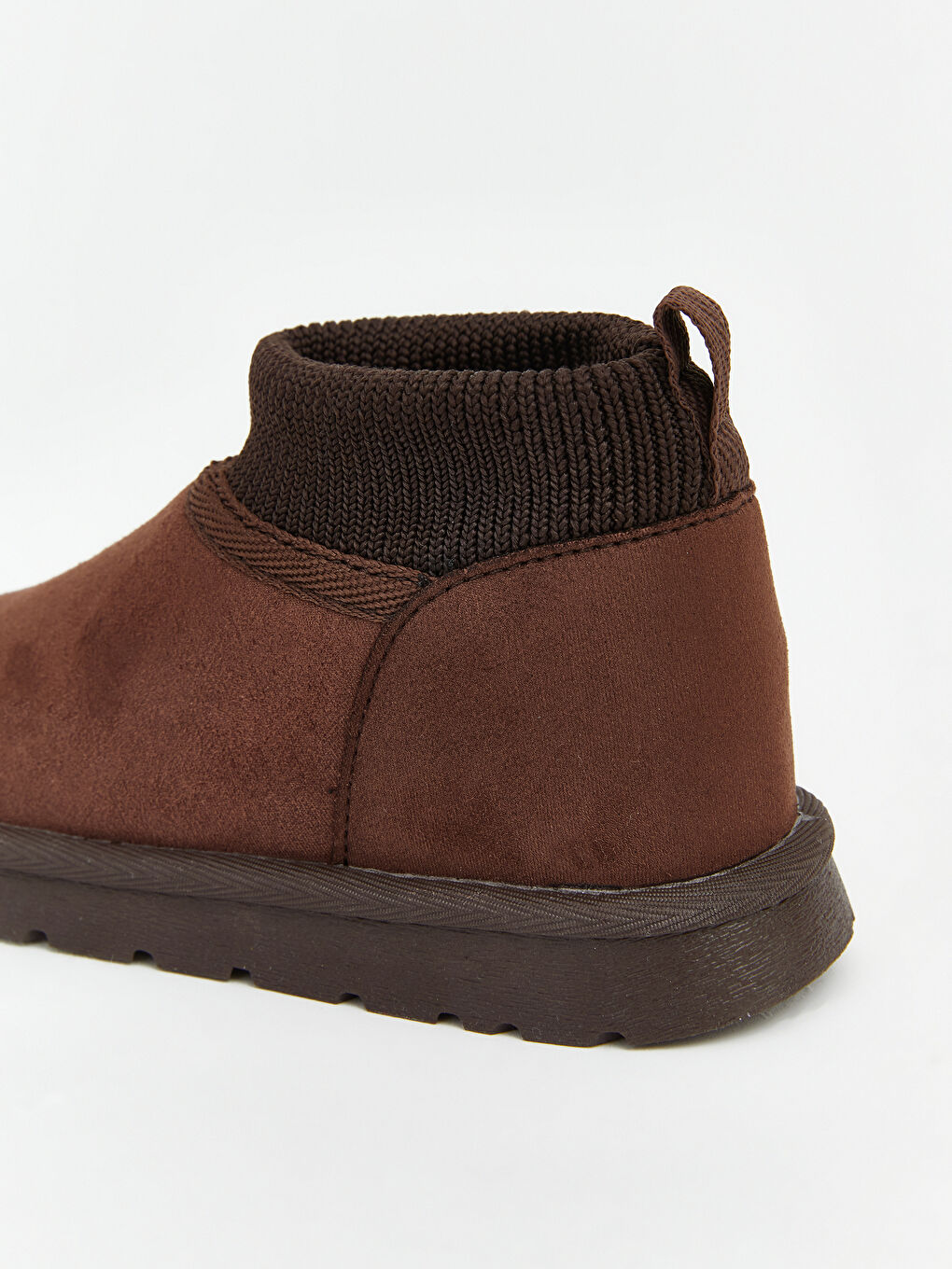 Kahverengi Ribana Detaylı Erkek Bebek Bot-4