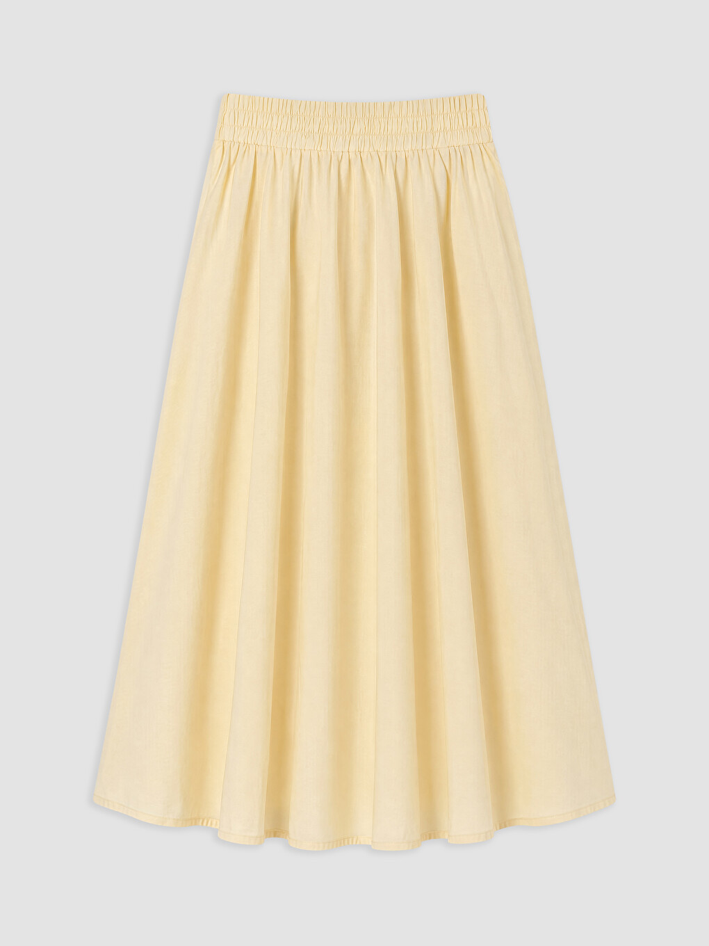 Woman Yellow Skirt-1
