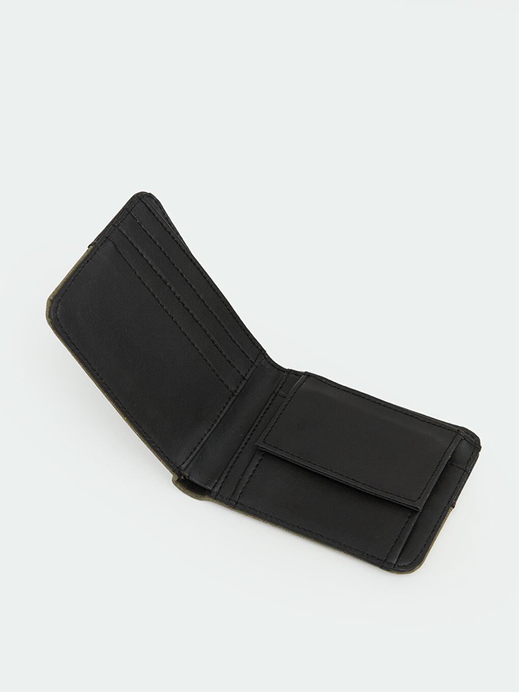 Siyah Deri Görünümlü Erkek Cüzdan-1