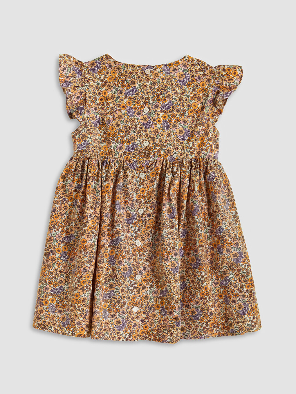 Robe Popeline Fille Imprimée Col Rond-1