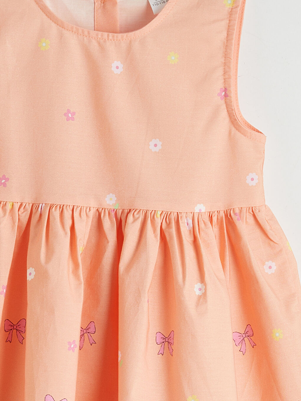 Girls' Printed Frilled Dress-2