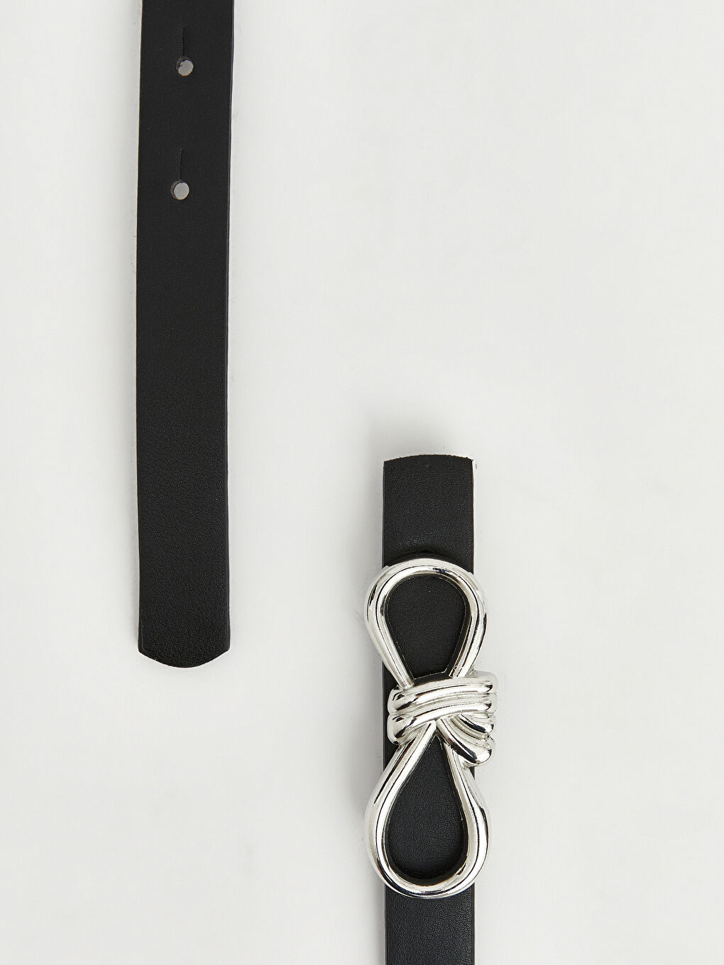 Siyah Fiyonk Detaylı Kız Bebek Kemer-2