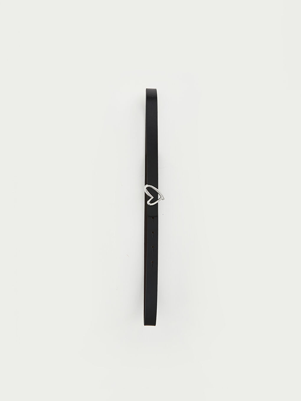 Siyah Deri Görünümlü Kız Bebek Kemer-1