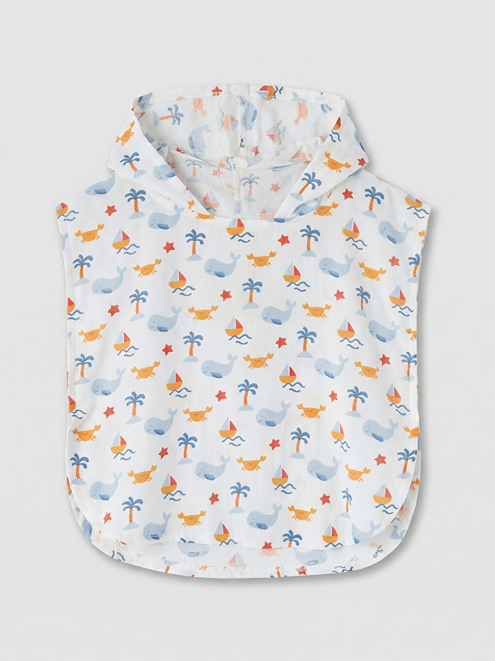 Baskılı Erkek Bebek Mama Önlüğü