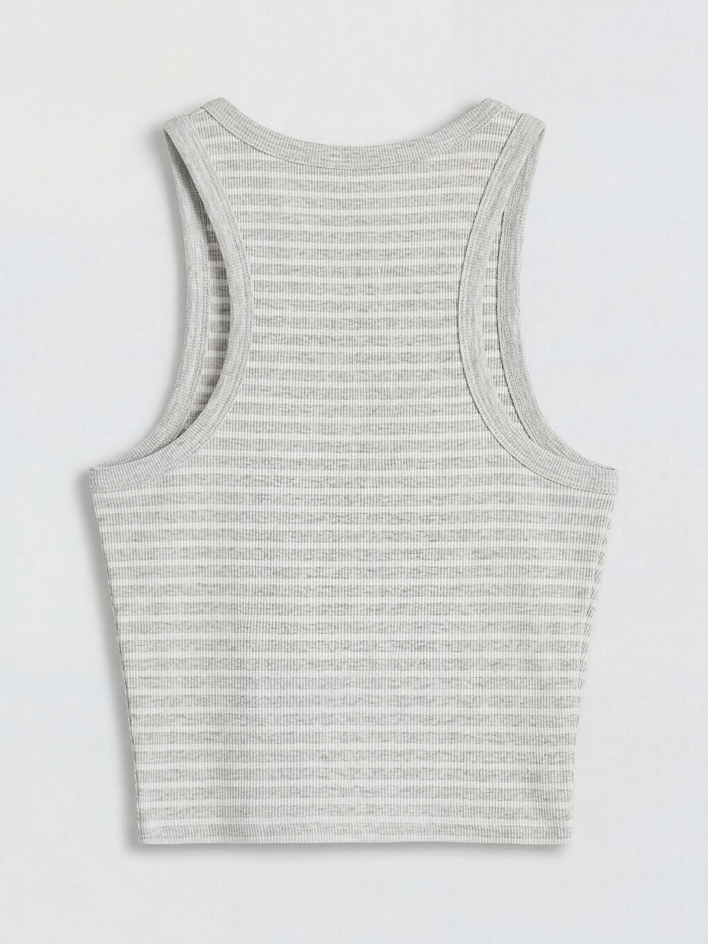 Crew Neck Striped Women's Tank Top-5