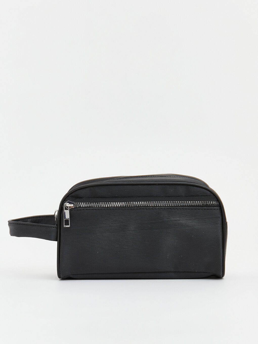 Siyah Deri Görünümlü Erkek El Çantası