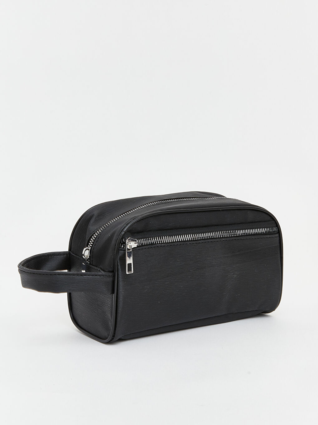 Siyah Deri Görünümlü Erkek El Çantası-1