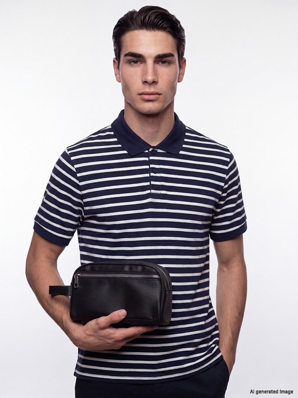 Leather Look Men's Handbag