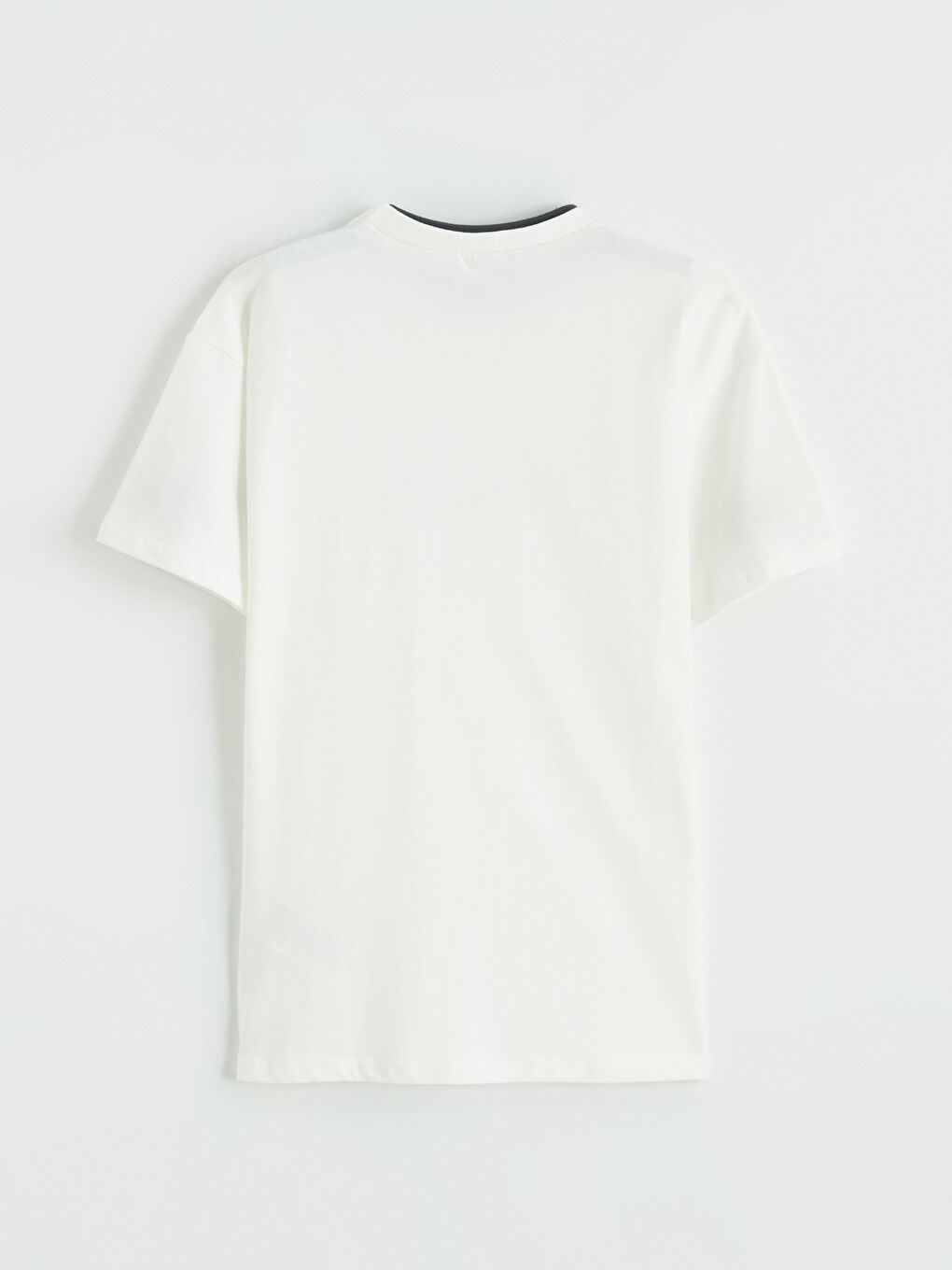 Ekru Bol Fit Manhattan Baskılı Erkek Çocuk Tişört-2