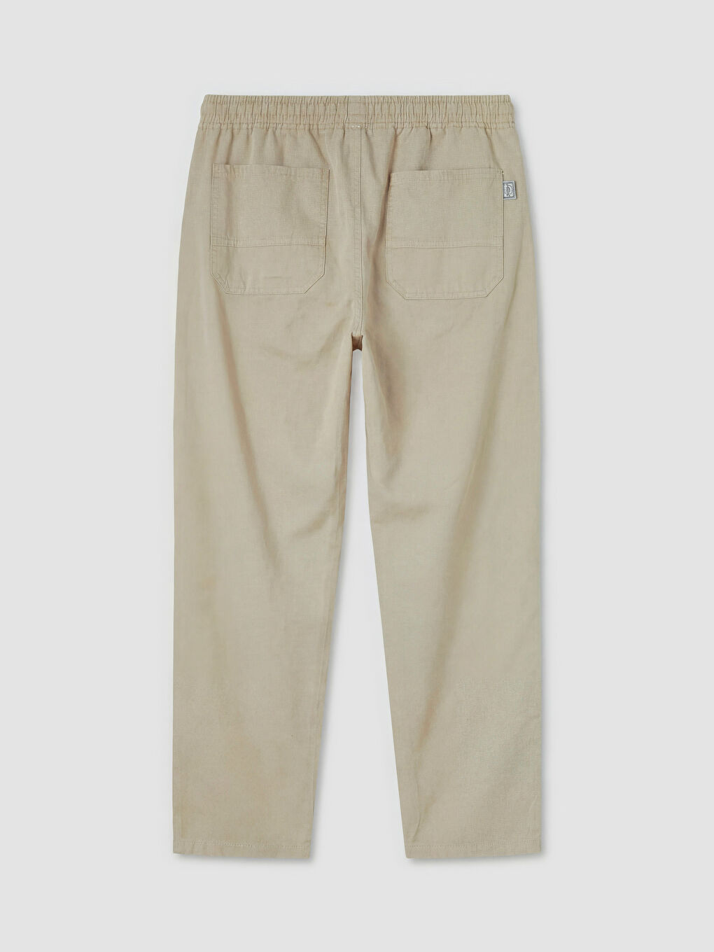 Bej Rahat Kalıp Gabardin Erkek Pantolon-1