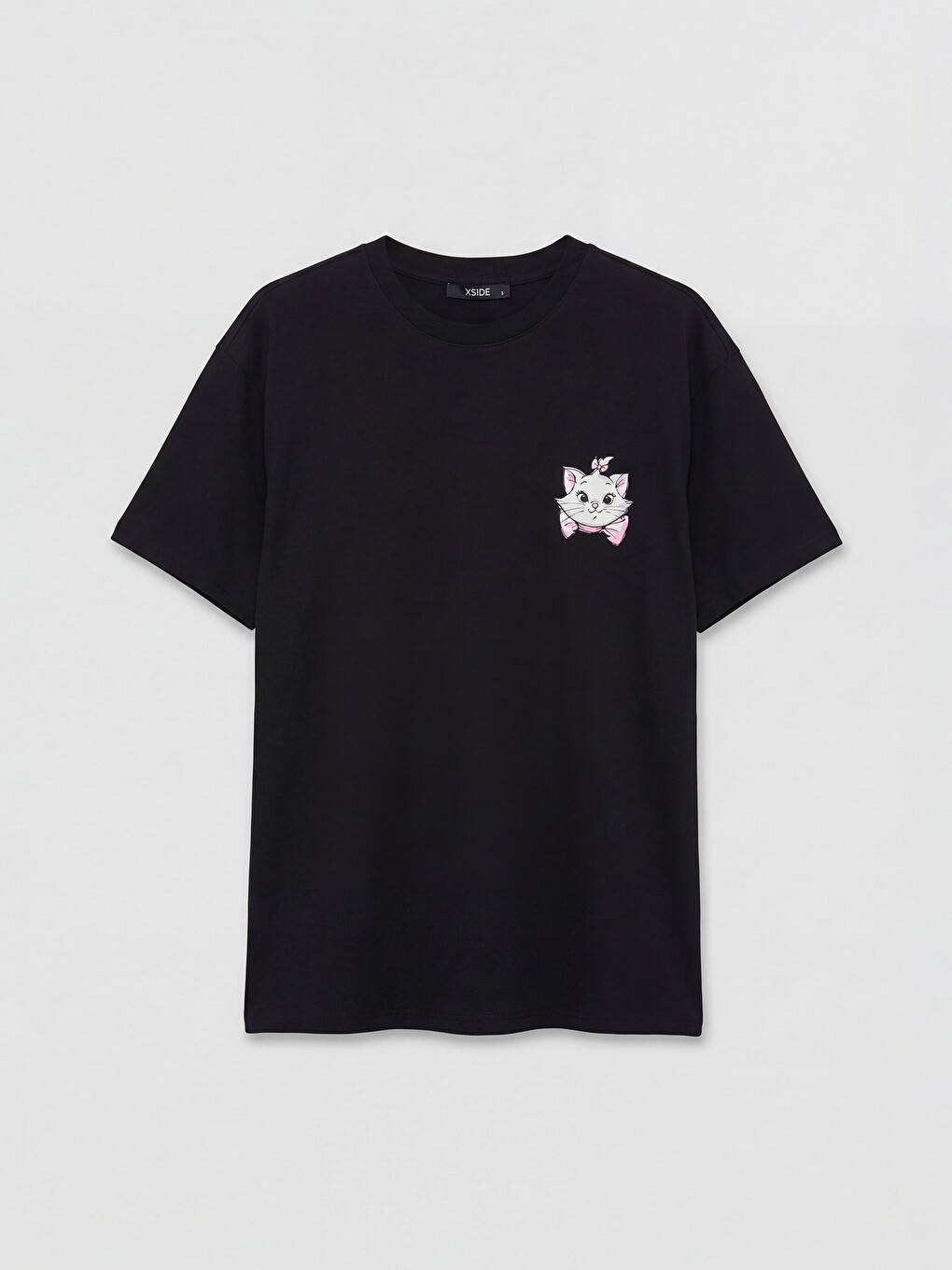Marie Cat Printed 100% Cotton Women's T-shirt-4