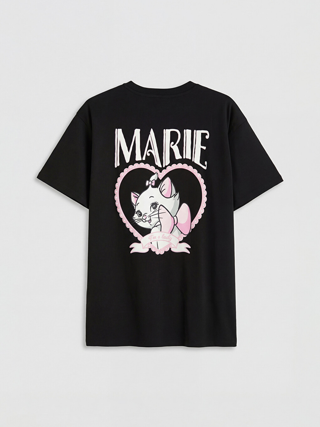 Marie Cat Printed 100% Cotton Women's T-shirt-5