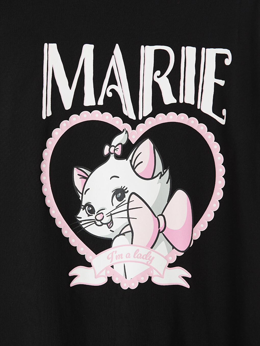 Marie Cat Printed 100% Cotton Women's T-shirt-7