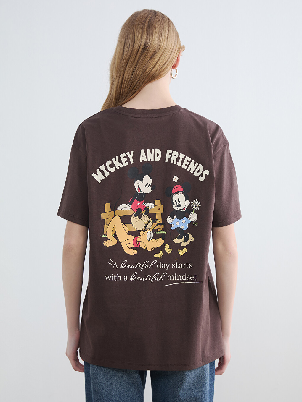 Woman Brown T-shirt-3