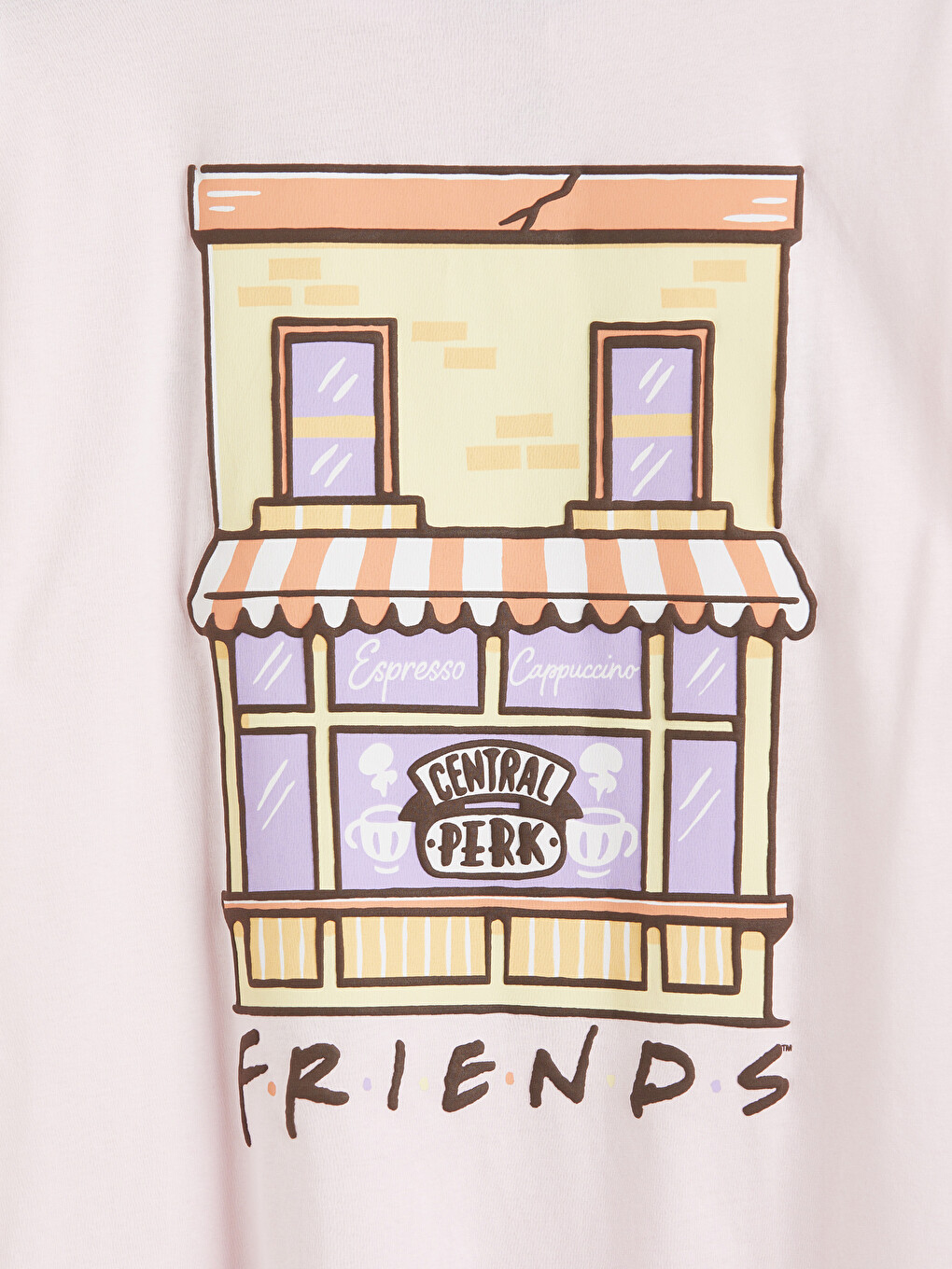 Friends tiskana 100% pamučna ženska majica-7