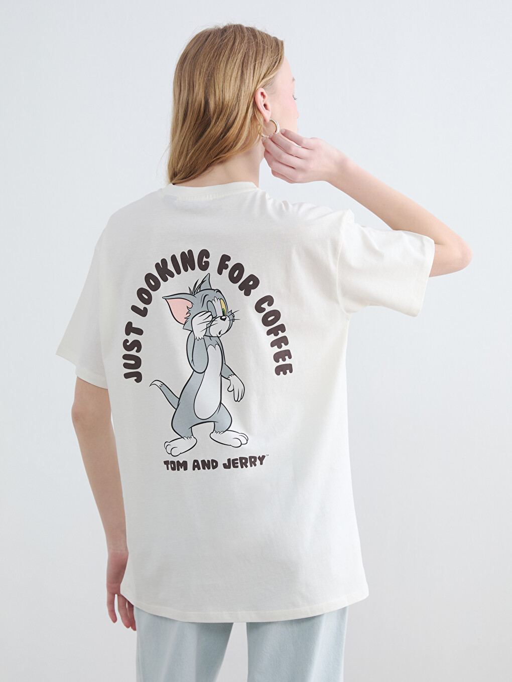 Woman Beige T-Shirt