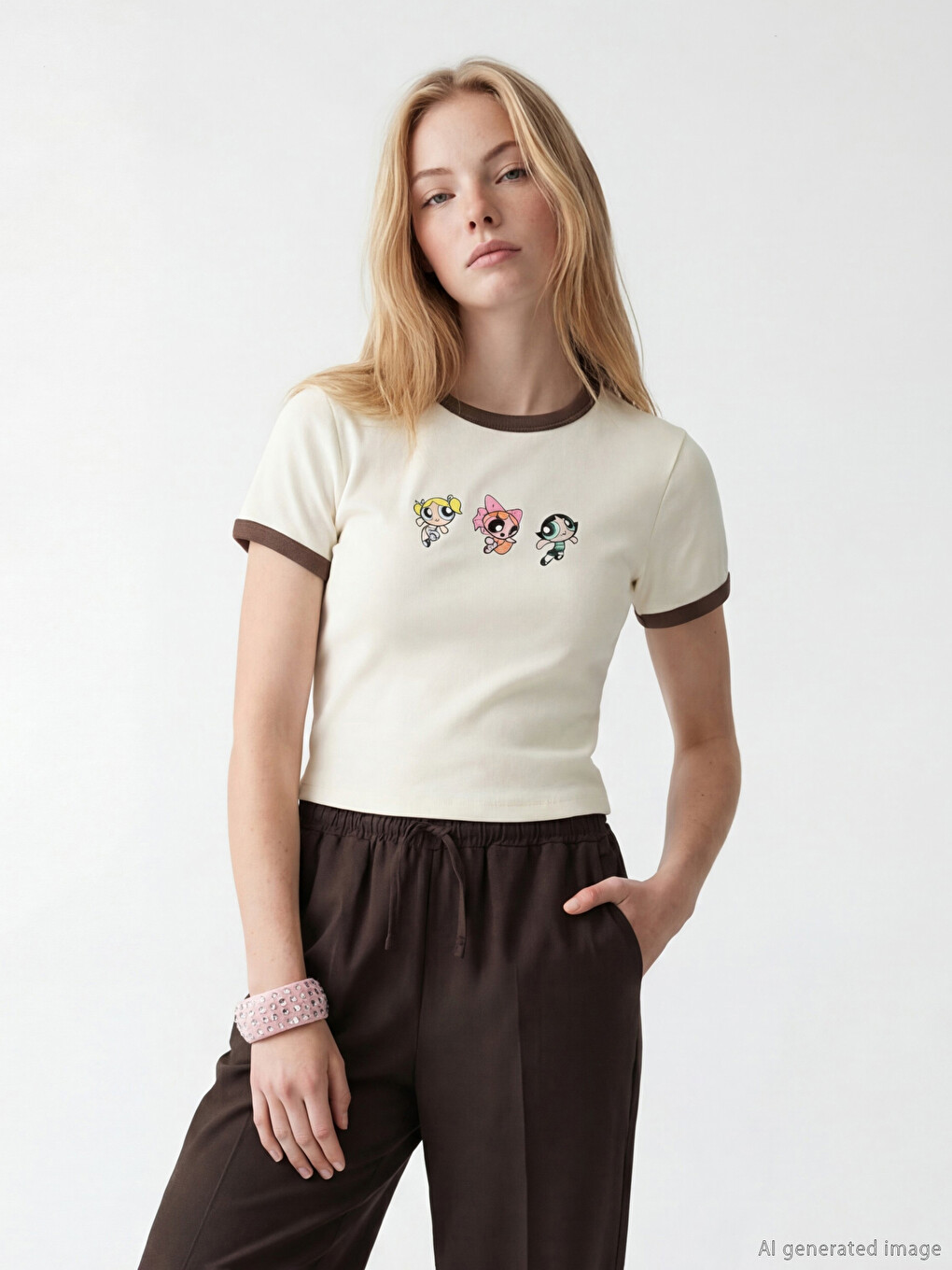 Powerpuff Girls Štampana Majica Za Žene