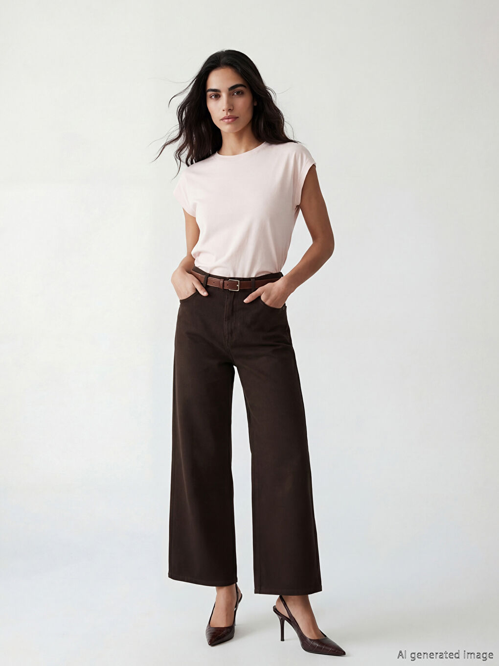 Женщины Коричневый Джинсы