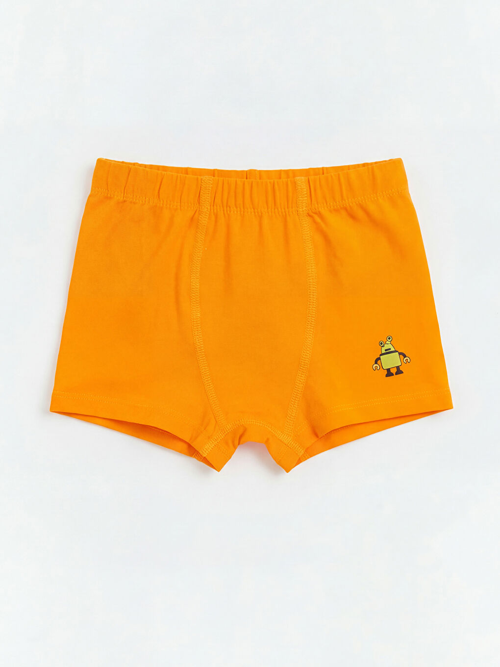 Beyaz Baskılı Erkek Çocuk Boxer 3'lü-3