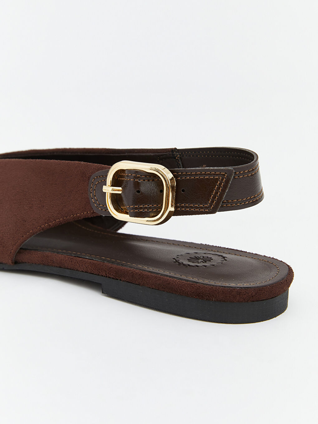 Kahverengi Sivri Burun Kadın Topuklu Ayakkabı	-4