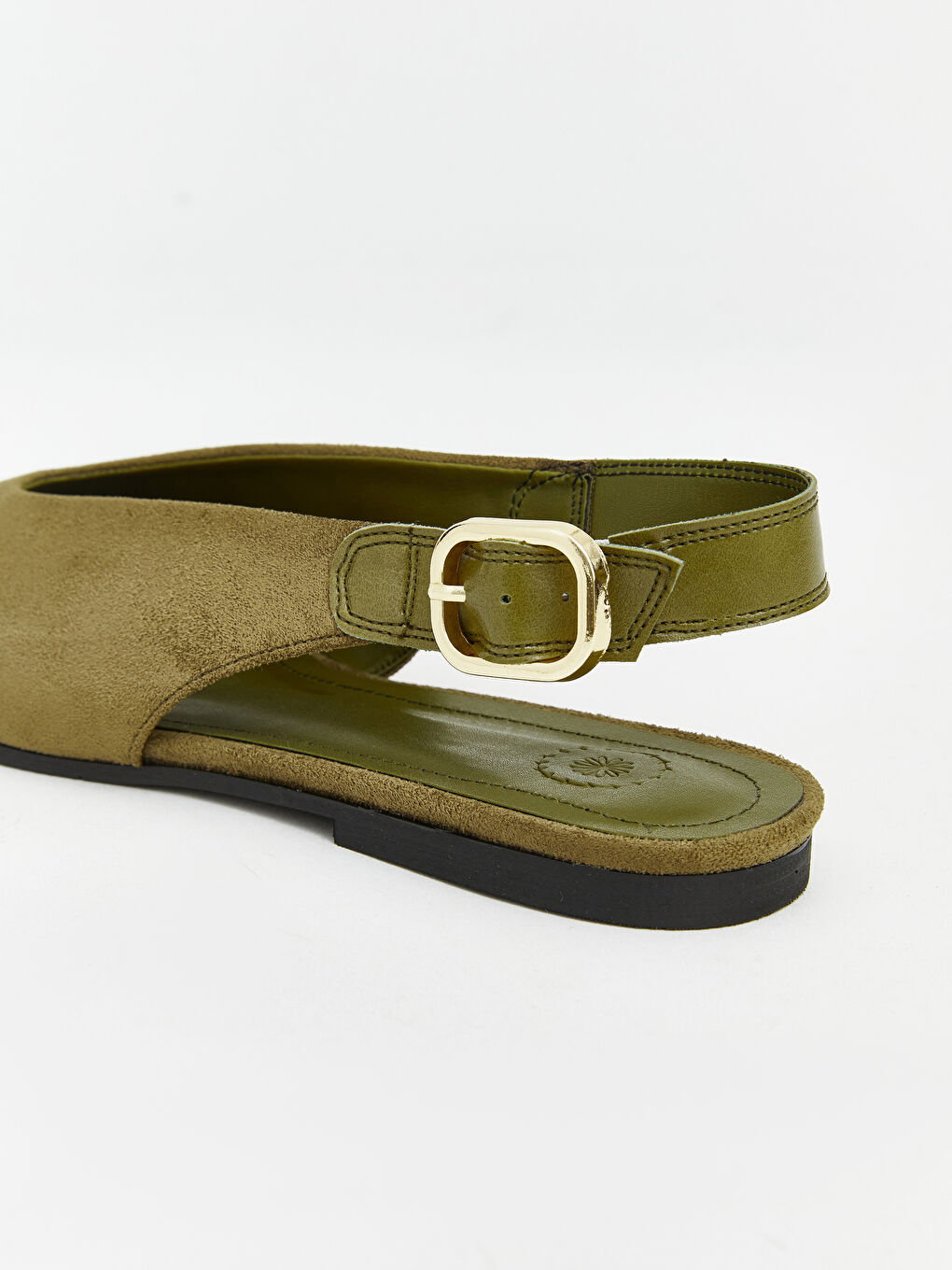 Yeşil Sivri Burun Kadın Topuklu Ayakkabı	-3